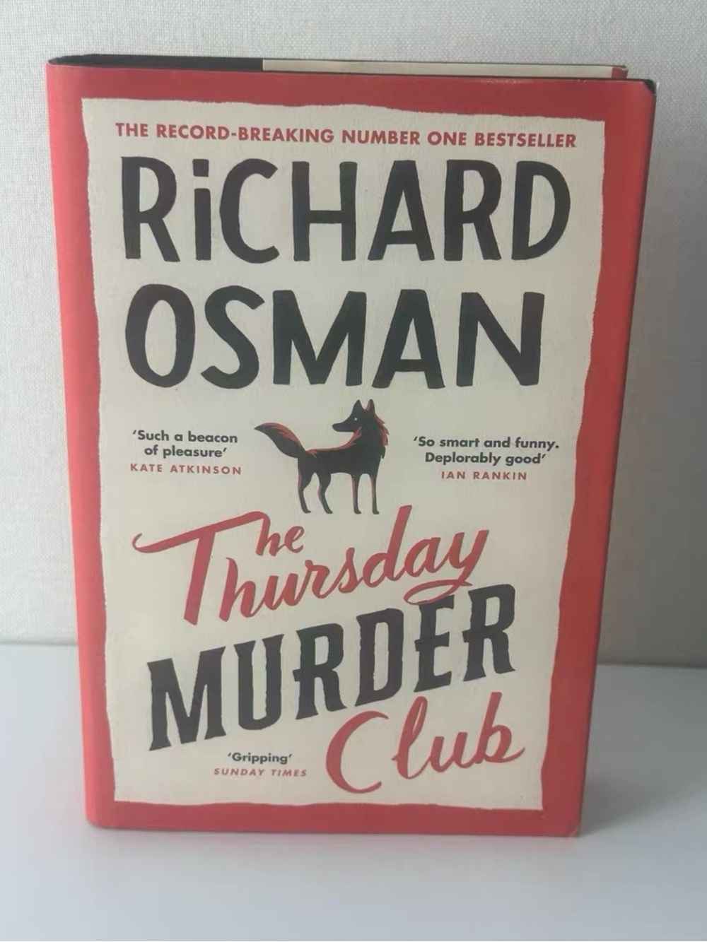 The Thursday Murder Club Hardcover — Red & White